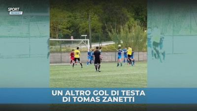 Il figlio di Javier Zanetti non si ferma più: un altro gol di testa!