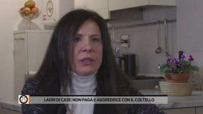 Ladri di case: non paga e aggredisce con il coltello