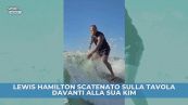 Hamilton scatenato sulla tavola