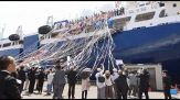 Giappone, nuova baleniera salpa per la controversa caccia ai cetacei