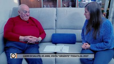 Ladri di salute: 83 anni, visita "urgente" fissata al 2027