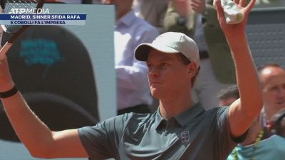 Madrid, Sinner sfida Rafa