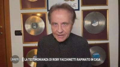 La testimonianza di Roby Facchinetti rapinato in casa