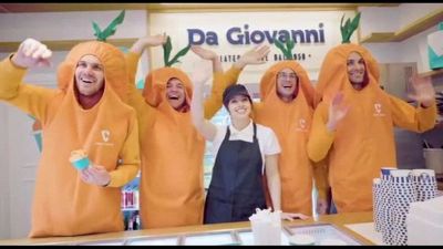 Deliveroo, arriva a Roma il gelato "Carota Boys"
