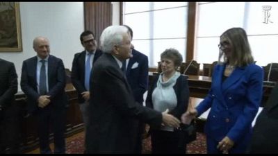 Mattarella alla presentazione del rapporto annuale dell'Inps