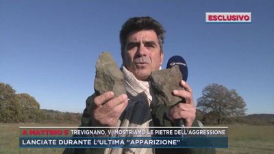 Trevignano, vi mostriamo le pietre dell'aggressione