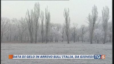 Al nord arriva il gelo, pioggia e vento al sud