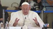 Il Papa tra i grandi: "Lavorate per la pace"