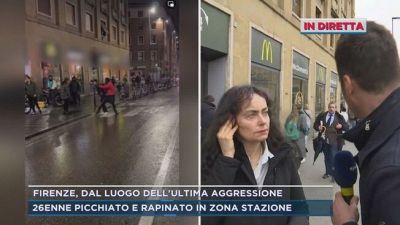 Firenze, dal luogo dell'ultima aggressione