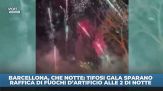 Notte insonne per il Barca: tifosi Gala sparano fuochi d'artificio alle 2