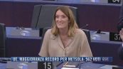 Breaking News delle 21.30 | Ue, maggioranza record per Metsola: 562 voti