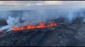 Le immagini aeree del vulcano Kilauea in eruzione
