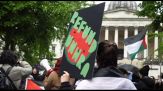 All'University College di Londra gli studenti protestano per Gaza