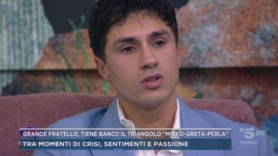 Grande fratello, tiene banco il triangolo "Mirko-Greta- Perla"