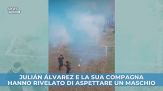 Con un gol, Álvarez rivela il sesso del suo bambino