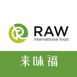 RAW international food logo
