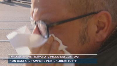 Influenza, anticipato il picco dei contagi