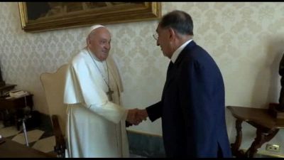 Il Papa riceve in udienza privata il presidente del Senato La Russa