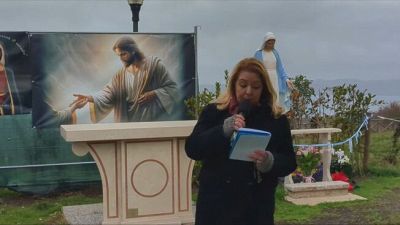 Trevignano, Gisella legge il nuovo messaggio della Madonna
