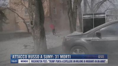Breaking News delle 16.00 | Attacco russo a Sumy: 31 morti