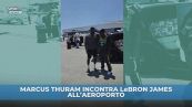 Thuram, che sorpresa all'aeroporto