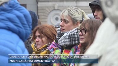 Giulia Cecchettin, le voci di chi ha partecipato ai funerali