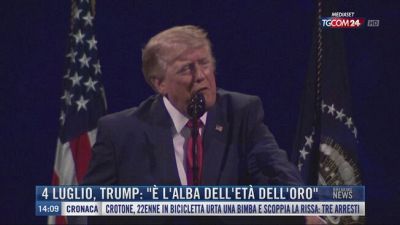 Breaking News delle 14.00 | 4 luglio, Trump: "È l'alba dell'età dell'oro"