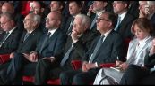 Mattarella in prima fila all'assemblea di Confindustria