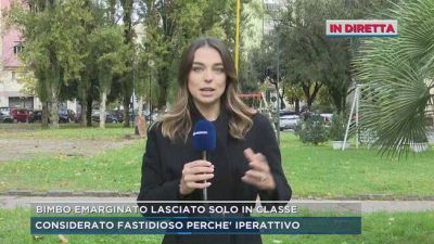In diretta da Cosenza, bimbo emarginato