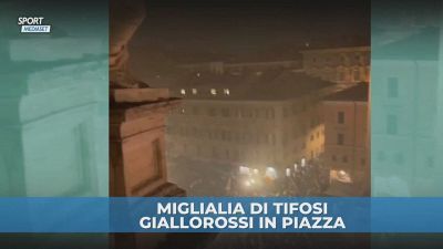 La Roma compie 98 anni: tifosi in delirio
