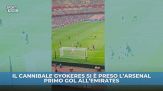 Primo gol con l'Arsenal per Gyokeres