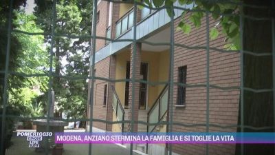 Modena, anziano stermina la famiglia e si toglie la vita