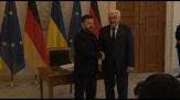 Zelensky a Berlino ricevuto anche dal presidente tedesco Steinmeier