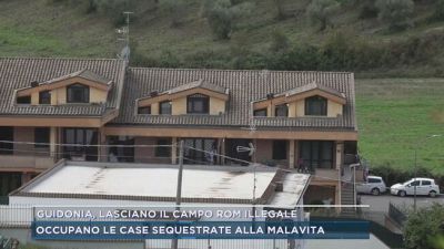 Guidonia, lasciano il campo rom illegale