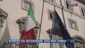 Breaking News delle 21.30 | Scontro sul referendum, data non cambia