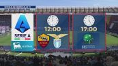 Serie A, in campo alle 12