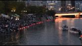 Cerimonia delle lanterne galleggianti 80 anni dopo Hiroshima