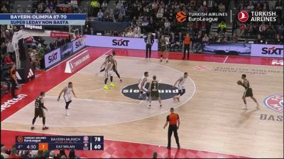 Eurolega, Bayern-Olimpia 87-70: il servizio di SM