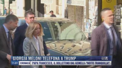 Breaking News delle 11.00 | Giorgia Meloni telefona a Trump