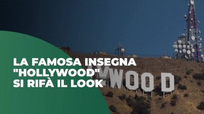 L'insegna "Hollywood" si rifà il look in vista dei 100 anni
