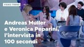 Veronica Peparini e Andreas Muller, l'intervista in 100 secondi