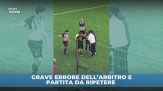 Arbitro creativo… partita da rigiocare