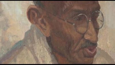 Raro ritratto di Gandhi venduto all'asta a Londra per 176.000 euro