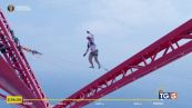 Jaan Roose, il primo uomo ad attraversare lo Stretto di Messina a piedi