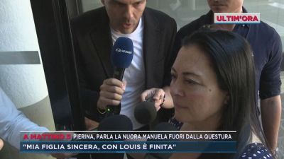 Pierina, parla la nuora Manuela fuori dalla Questura