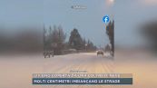 Livigno coperta da una coltre di neve
