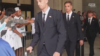 Il Real Madrid è arrivato negli Usa: Vinicius e compagni a Palm Beach