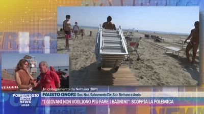 Crisi bagnini, in diretta da Nettuno e da Riccione