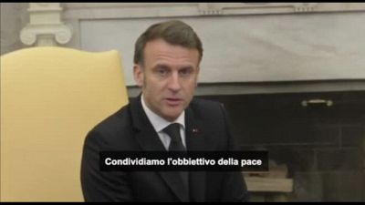 Macron da Trump: condividiamo l'obbiettivo di una pace duratura