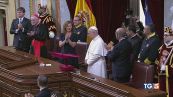 Leone XIV a Madrid: pace un'esigenza morale